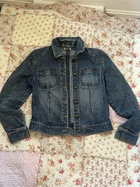 Ann Taylor Blue Denim Jean Jacket
